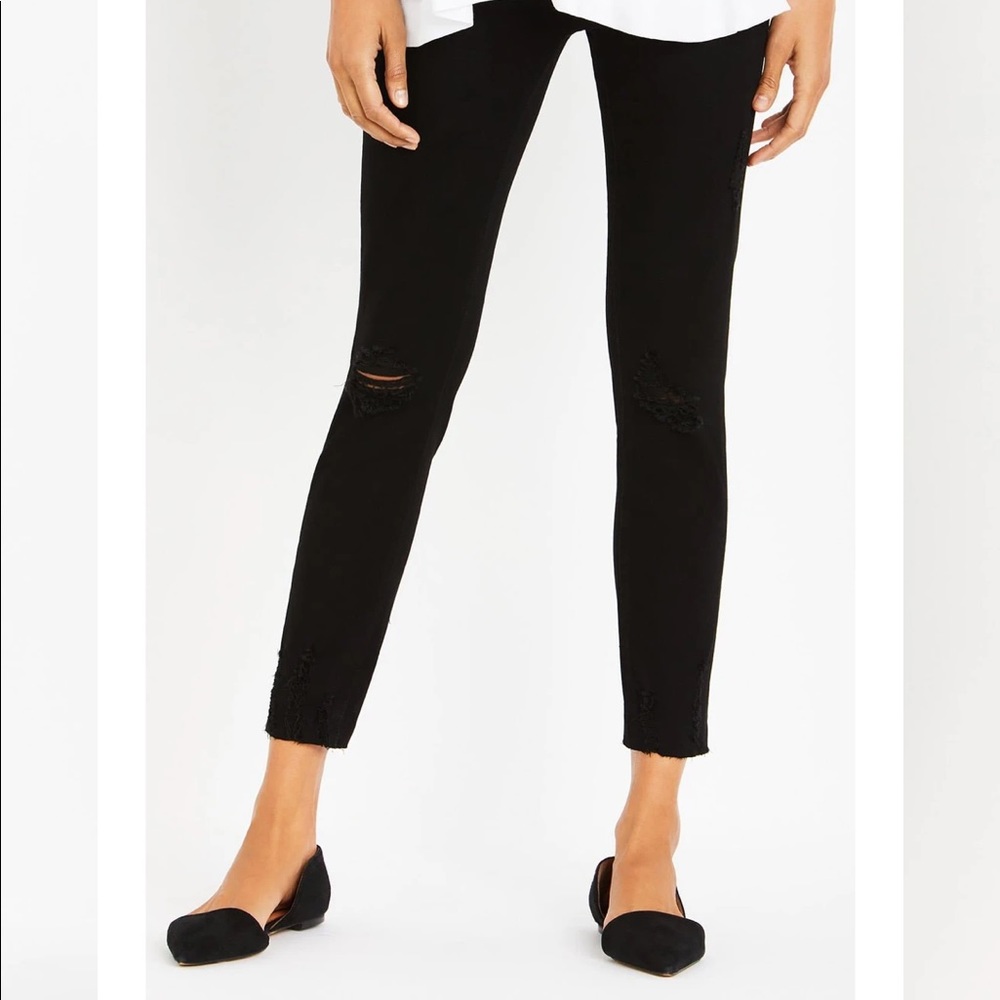 Articles of Society - Black Maternity Crop Jeans